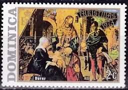 Timbre: Adoration des Mages - D&uuml;rer