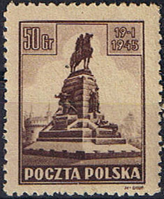 Timbre: Statue de Ladislas Jagellon