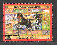 Timbre: Ann&eacute;e du cheval