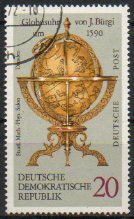 Timbre: Globe horloge de 1590