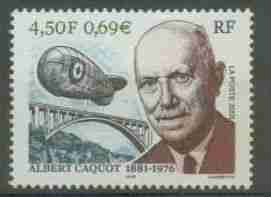 Timbre: 120 anniversaire de la naissance d'Albert Caquot