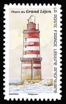 Timbre: Phare du Grand L&eacute;jon