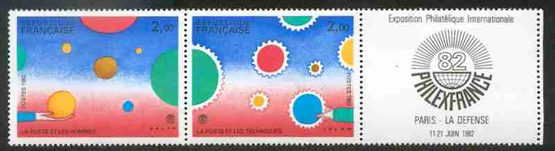 Timbre: Exposition Philexfrance internationale 82