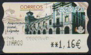 Timbre: Architecture postale de Logrono