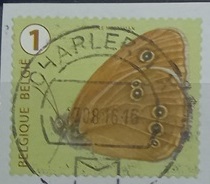 Timbre: Papillon, Aphantopus hyperantus