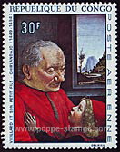 Timbre: Vieillard et son petit-fils de Ghirlandajo