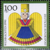 Timbre: Noel: Ange d'or-encensoir