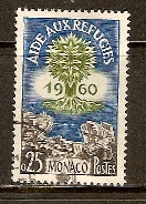 Timbre: Ann&eacute;e mondiale du R&eacute;fugi&eacute;.