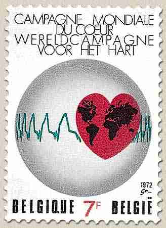 Timbre: Campagne mondiale du coeur