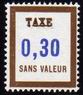 Timbre: Timbre fictif - taxe