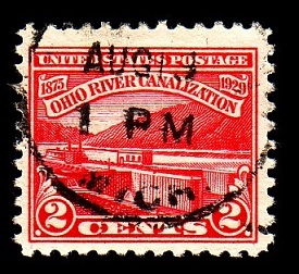 Timbre: Ach&egrave;vement du canal de l'Ohio