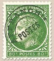 Timbre: Pr&eacute;oblit&eacute;r&eacute; Type Ceres de mazelin