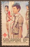 Timbre: Scouts (sans gomme)