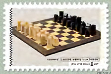 Timbre: Jeux d'&eacute;checs du XXe si&egrave;cle