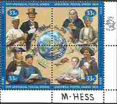 Timbre: Universal postal union