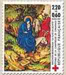 Timbre: Croix Rouge *** de carnet