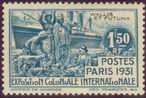 Timbre: Exposition coloniale de Paris