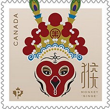 Timbre: Cycle du calendrier lunaire (millésime 2021)