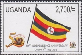 Timbre: 50&egrave;me anniversaire de l'Ind&eacute;pendance