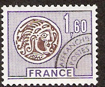 Timbre: Monnaie gauloise