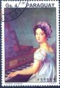Timbre: Femme jouant du piano - Velasquez