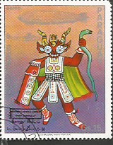 Timbre: Luposta '77 Berlin - Danseur Bolivien