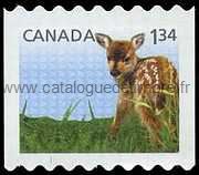 Timbre:  Jeunes animaux : Faon de Cerf