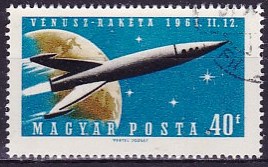 Timbre: Lancement vers V&eacute;nus de Venera 1