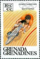 Timbre: JO de S&eacute;oul: Cyclisme sur piste