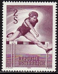 Timbre: Course de haies