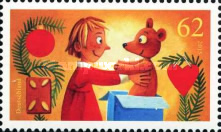 Timbre: Noel (dentel&eacute;, non-adh.)
