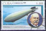 Timbre: "Espamer '91". I.Z. 129 "Hindenburg" & Von Zeppelin