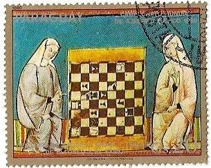 Timbre: Championnats du monde d'&eacute;checs &agrave; Mexico