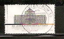 Timbre: Cinquantenaire du Bundesgerichtsof