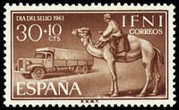 Timbre: M&eacute;hariste et camion