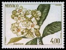 Timbre: Les 4 saisons du bibassier ou n&eacute;flier du Japon.hiver