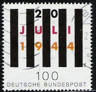 Timbre: Attentat du 20 juillet 1944