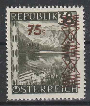 Timbre: Timbre de 1945-47, n&deg;618 surcharg&eacute;