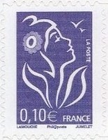 Timbre: Type Marianne de Lamouche ADH