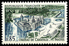 Timbre: Ch&acirc;teau de Chantilly