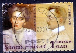 Timbre: Aino Sibelius et Jean Sibelius 