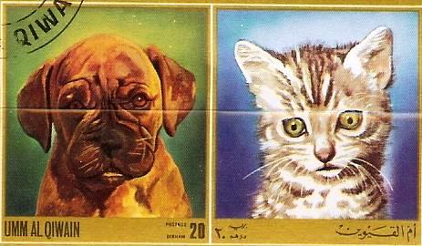 Timbre: CHIENS et CHATS 