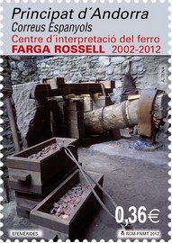 Timbre: Centre d'interpr&eacute;tation du fer Farga Rosell