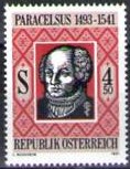 Timbre: 450e anniversaire de la mort de Paracelse
