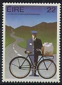 Timbre: Facteur rural &agrave; bicyclette