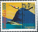 Timbre: Villes de Suisse Lugano