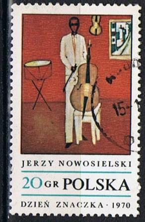Timbre: violoncelliste de Jerzy Nowosielski