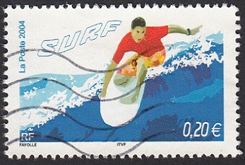 Timbre: Sports de glisse. Surf