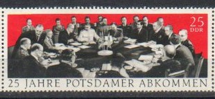 Timbre: 25e anniv du Trait&eacute; de Potsdam