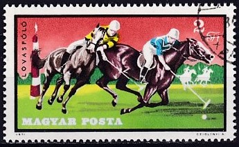 Timbre: Sport hippique : Jeu de polo